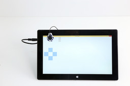biometric touch sensing-electrode on touchscreen