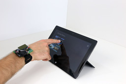 biometric touch sensing-photo access sharing-a