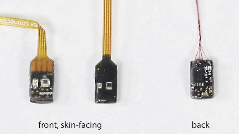 Glabella: Figure 6, sensor boards for PPG capture