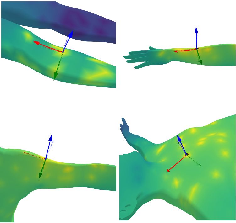 VAIC body-mounting calibration results